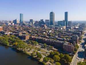 Boston MA Aerial view