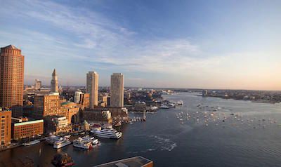 Boston Luxury Apartments: The Benjamin Seaport - Skyline View