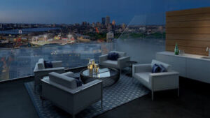 the pierce rooftop view boston