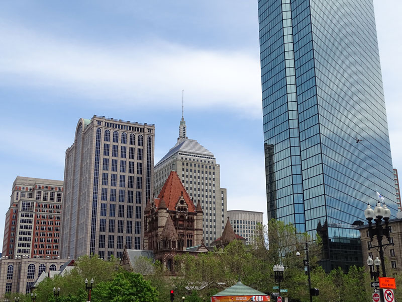 Prudential Building In Boston