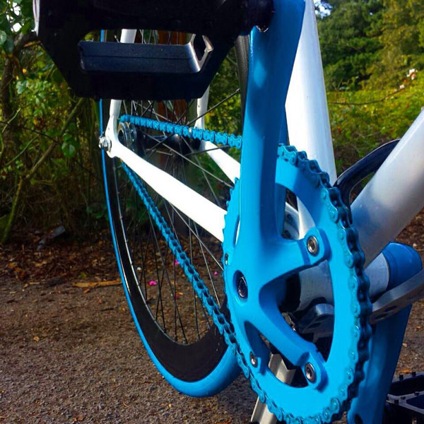 Up Close Image of Bycicle Sprocket