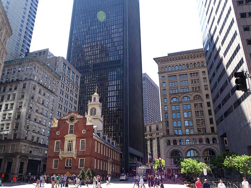 Downtown Boston Old State House.