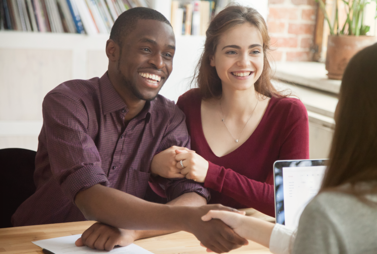 Couple Closing on a Home