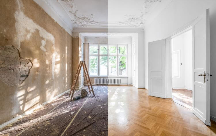 Apartment Before and After 