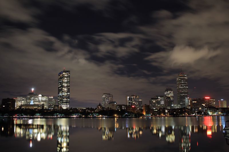 Boston Skyline and Reflection