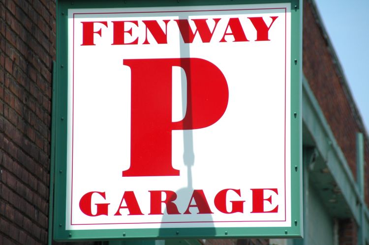 Fenway garage parking