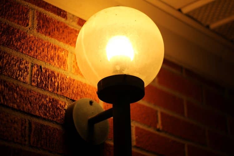 Light Fixture on Outdoor Wall