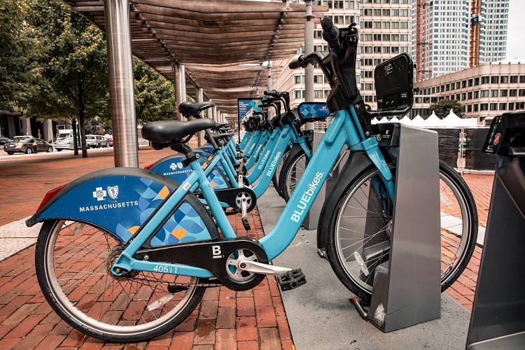 Blue bikes Boston