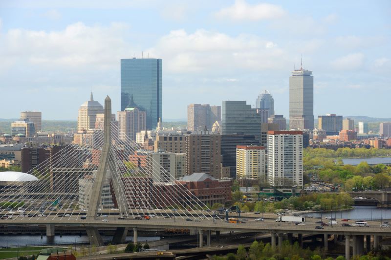 Boston Charlestown skyline
