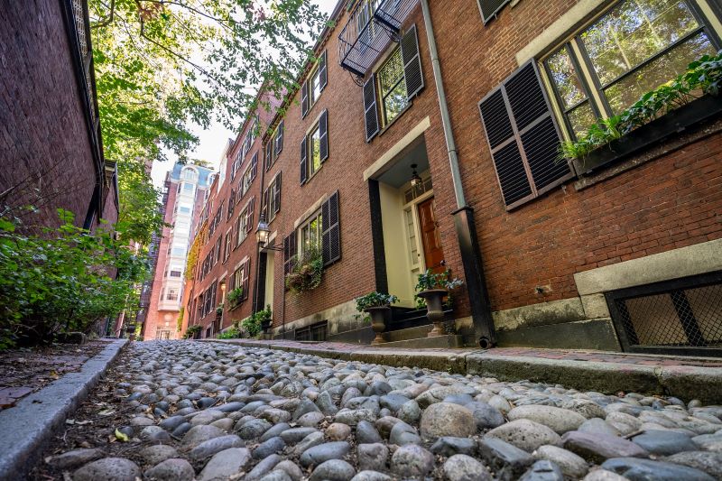 Boston Beacon Hill Residential Street