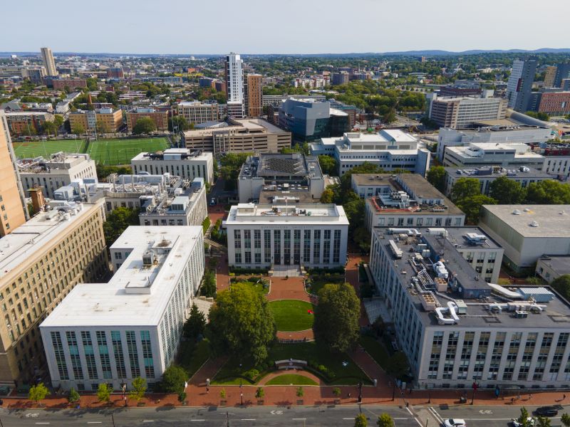 Northeastern University campus and dorms