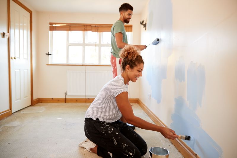 Painting home together